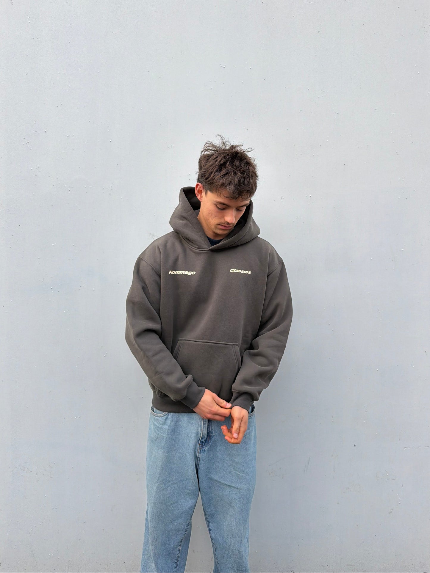 Classics hoodie Smoke