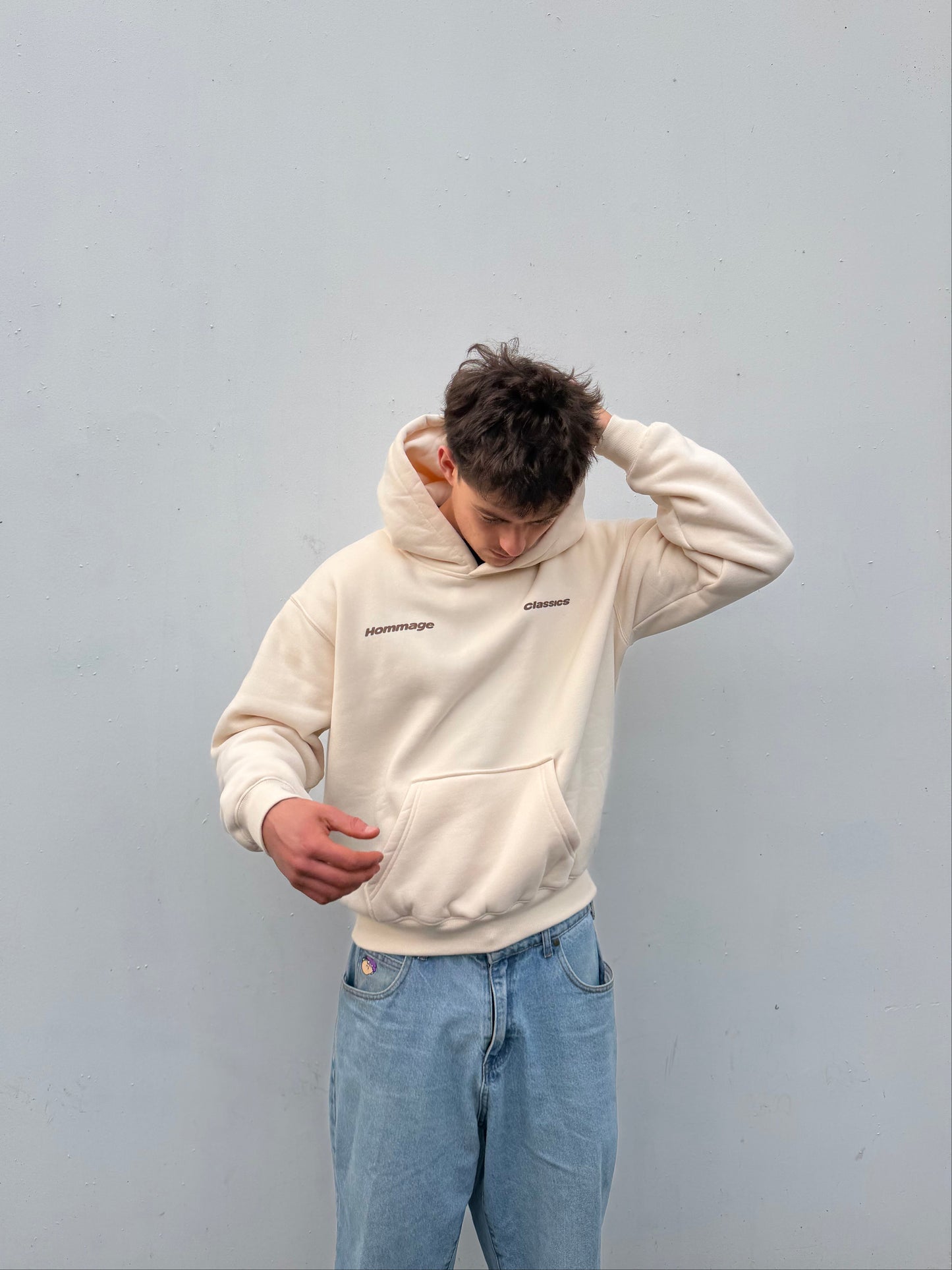 Classics hoodie Vanilla
